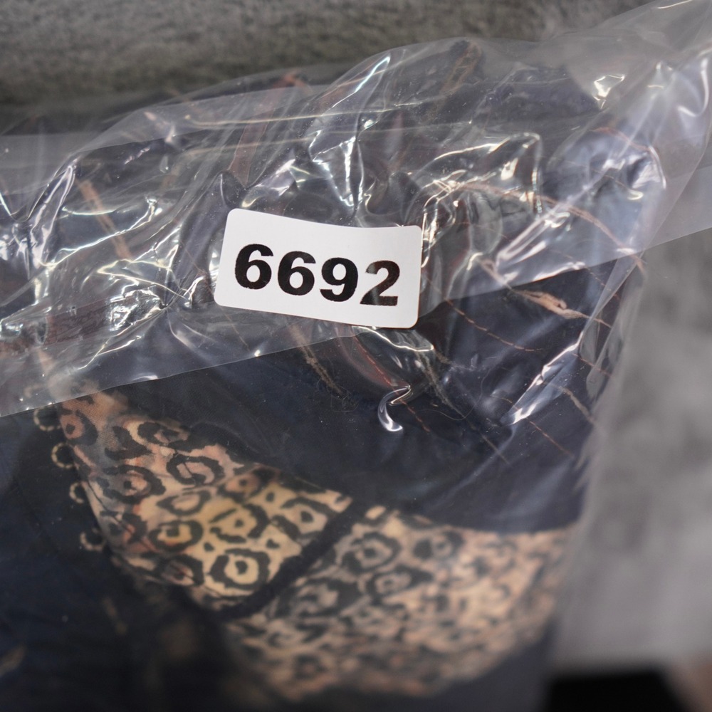 VTG Artisan Applique Quilted Vest Womens Longline Tribal Batik P Hoke 2001 - Picture 13 of 13